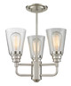 Z-Lite - 428SF-BN - Three Light Semi Flush Mount - Annora - Brushed Nickel