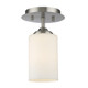 Z-Lite - 435F1-BN - One Light Flush Mount - Bordeaux - Brushed Nickel