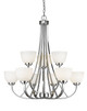 Z-Lite - 443-9-CH - Nine Light Chandelier - Ashton - Chrome