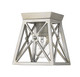 Trestle One Light Flush Mount (447F1-AS)