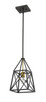 Trestle One Light Pendant (447MP-MB-OBR)