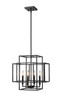 Z-Lite - 454-18MB - Four Light Chandelier - Titania - Matte Black