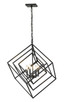 Z-Lite - 457-4MB - Four Light Chandelier - Euclid - Matte Black