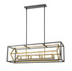Z-Lite - 457-8L-OBR-BRZ - Eight Light Linear Chandelier - Euclid - Olde Brass + Bronze