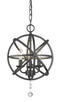 Z-Lite - 458-12MB - Three Light Chandelier - Tull - Matte Black