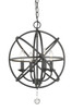 Z-Lite - 458-16MB - Four Light Chandelier - Tull - Matte Black Z-Lite - 458-16MB - Four Light Chandelier - Tull - Matte Black