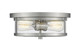 Z-Lite - 462F11-BN - Two Light Flush Mount - Savannah - Brushed Nickel