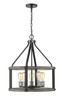Z-Lite - 472-5D-ABB - Five Light Chandelier - Kirkland - Ashen Barnboard