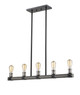Kirkland Five Light Linear Chandelier (472-5L-ABB)