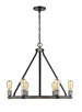 Kirkland Six Light Chandelier (472-6ABB)