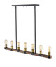 Kirkland Seven Light Linear Chandelier (472-7L-RM)