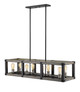 Kirkland Eight Light Linear Chandelier (472-8L-ABB)
