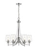 Z-Lite - 473-5CH - Five Light Chandelier - Joliet - Chrome