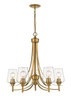 Z-Lite - 473-5OBR - Five Light Chandelier - Joliet - Olde Brass