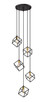Z-Lite - 478-5BRZ-OBR - Five Light Chandelier - Vertical - Bronze + Olde Brass Z-Lite - 478-5BRZ-OBR - Five Light Chandelier - Vertical - Bronze + Olde Brass
