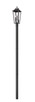 Z-Lite - 5008PHBR-5009P96-BK - Three Light Outdoor Post Mount Fixture - Gannon - Black