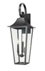 Z-Lite - 5008XL-BK - Three Light Outdoor Wall Light - Gannon - Black