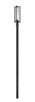 Z-Lite - 5013PHBR-5009P96-BK - One Light Outdoor Post Mounted Fixture - Aura - Black