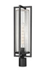 Z-Lite - 5013PHBR-BK - One Light Outdoor Post Mount Fixture - Aura - Black