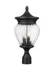 Z-Lite - 5016PHMR-BK - Three Light Outdoor Post Mount Fixture - Davina - Black
