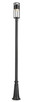 Luca LED Outdoor Post Moun Fixture (517PHM-519P-BK-LED)