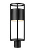Luca LED Outdoor Post Moun Fixture (517PHM-BK-LED)