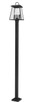 Broughton Four Light Outdoor Post Mounted Fixture (521PHBS-536P-BK)