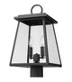 Broughton Two Light Outdoor Post Mount Fixture (521PHMR-BK)