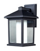 Z-Lite - 523M - One Light Outdoor Wall Light - Mesa - Black