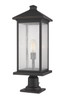 Portland One Light Outdoor Pier Mounted Fixture (531PHBXLR-533PM-ORB)