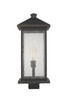 Z-Lite - 531PHBXLS-ORB - One Light Outdoor Post Mount Fixture - Portland - Oil Rubbed Bronze