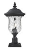 Z-Lite - 533PHB-533PM-BK - Three Light Outdoor Pier Mounted Fixture - Armstrong - Black