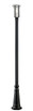Z-Lite - 549PHMR-519P-BK - One Light Outdoor Post Mounted Fixture - Abbey - Black