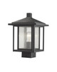 Z-Lite - 554PHMS-BK - One Light Outdoor Post Mount Fixture - Aspen - Black
