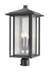 Z-Lite - 554PHXLR-BK - Three Light Outdoor Post Mount Fixture - Aspen - Black