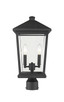 Z-Lite - 568PHBR-BK - Two Light Outdoor Post Mount Fixture - Beacon - Black