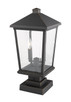 Beacon Two Light Outdoor Pier Mounted Fixture (568PHBS-SQPM-ORB)