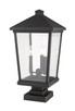 Beacon Three Light Outdoor Pier Mounted Fixture (568PHXLS-SQPM-ORB)