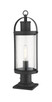 Roundhouse One Light Outdoor Pier Mounted Fixture (569PHM-533PM-BK)
