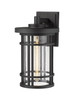 Jordan One Light Outdoor Wall Light (570B-BK)