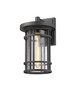 Jordan One Light Outdoor Wall Light (570M-BK)