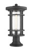Z-Lite - 570PHB-553PM-BK - One Light Outdoor Pier Mounted Fixture - Jordan - Black