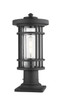 Jordan One Light Outdoor Pier Mounted Fixture (570PHM-533PM-BK)
