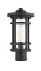 Jordan One Light Outdoor Post Mount Fixture (570PHM-BK)