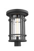 Jordan One Light Outdoor Post Mount Fixture (570PHXL-BK)