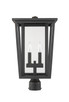 Seoul Two Light Outdoor Post Mount Fixture (571PHBR-ORB)
