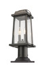 Millworks Two Light Outdoor Pier Mounted Fixture (574PHMR-533PM-ORB)