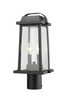 Millworks Two Light Outdoor Post Mount Fixture (574PHMR-BK)