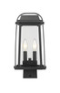 Z-Lite - 574PHMS-BK - Two Light Outdoor Post Mount Fixture - Millworks - Black