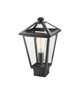 Talbot One Light Outdoor Post Mount Fixture (579PHMS-BK)
